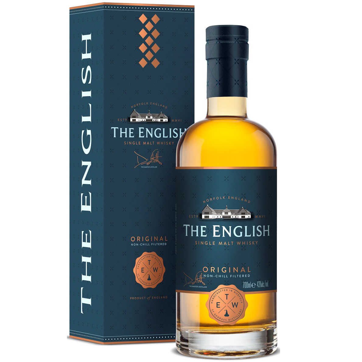 Односолодовый виски The English Original (gift box)