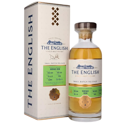 Односолодовый виски The English Heavily Smoked Small Batch Release Vintage 2010 Peated (gift box)