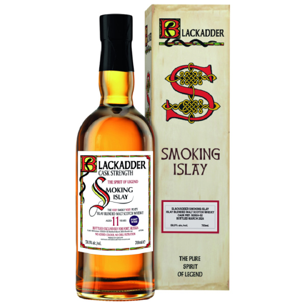 Виски Blackadder Smoking Islay Blended Malt Scotch (gift box)